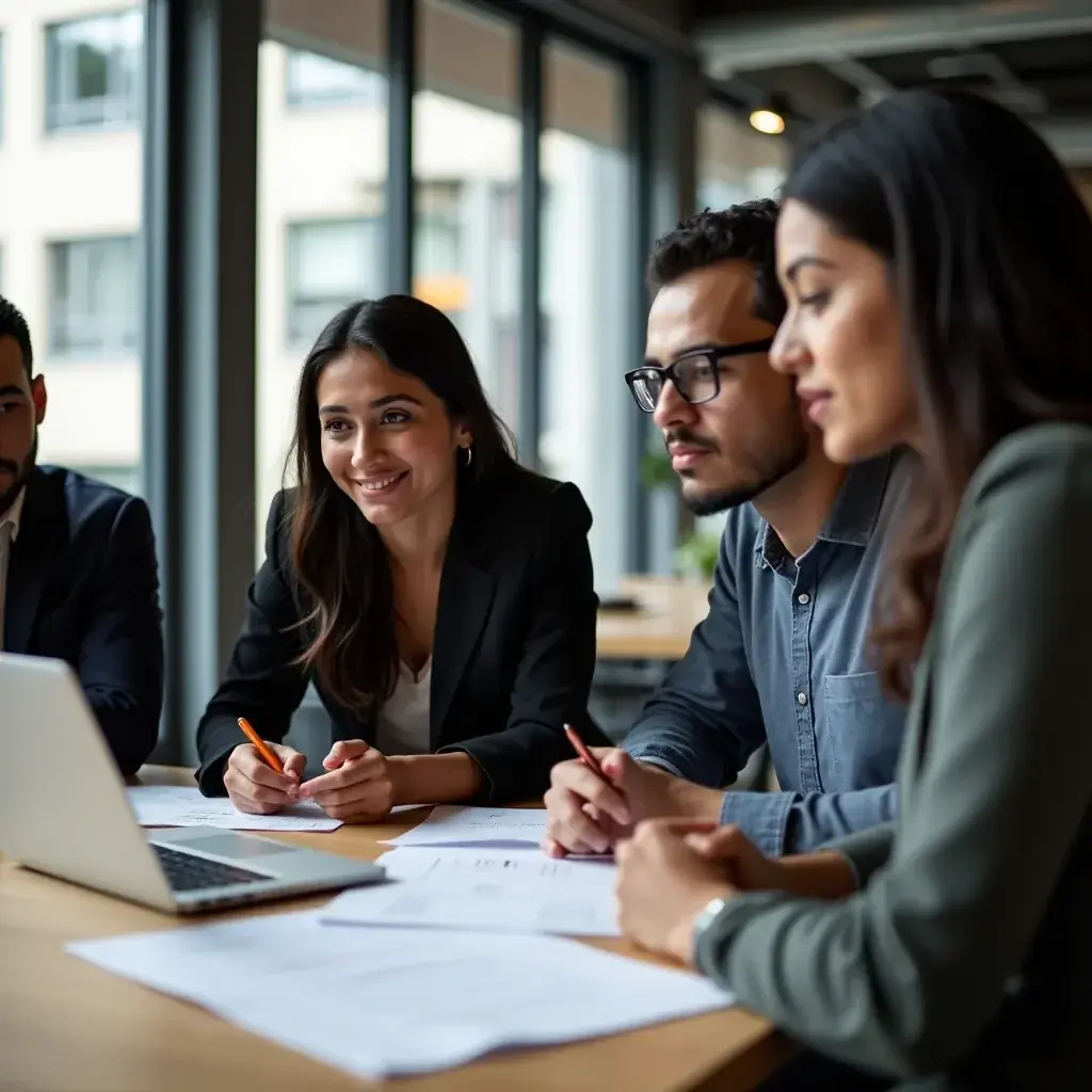 Professional business solutions illustration